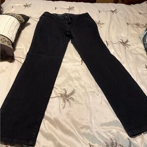 Style & Co. Black Jeans with Embroidered Detail